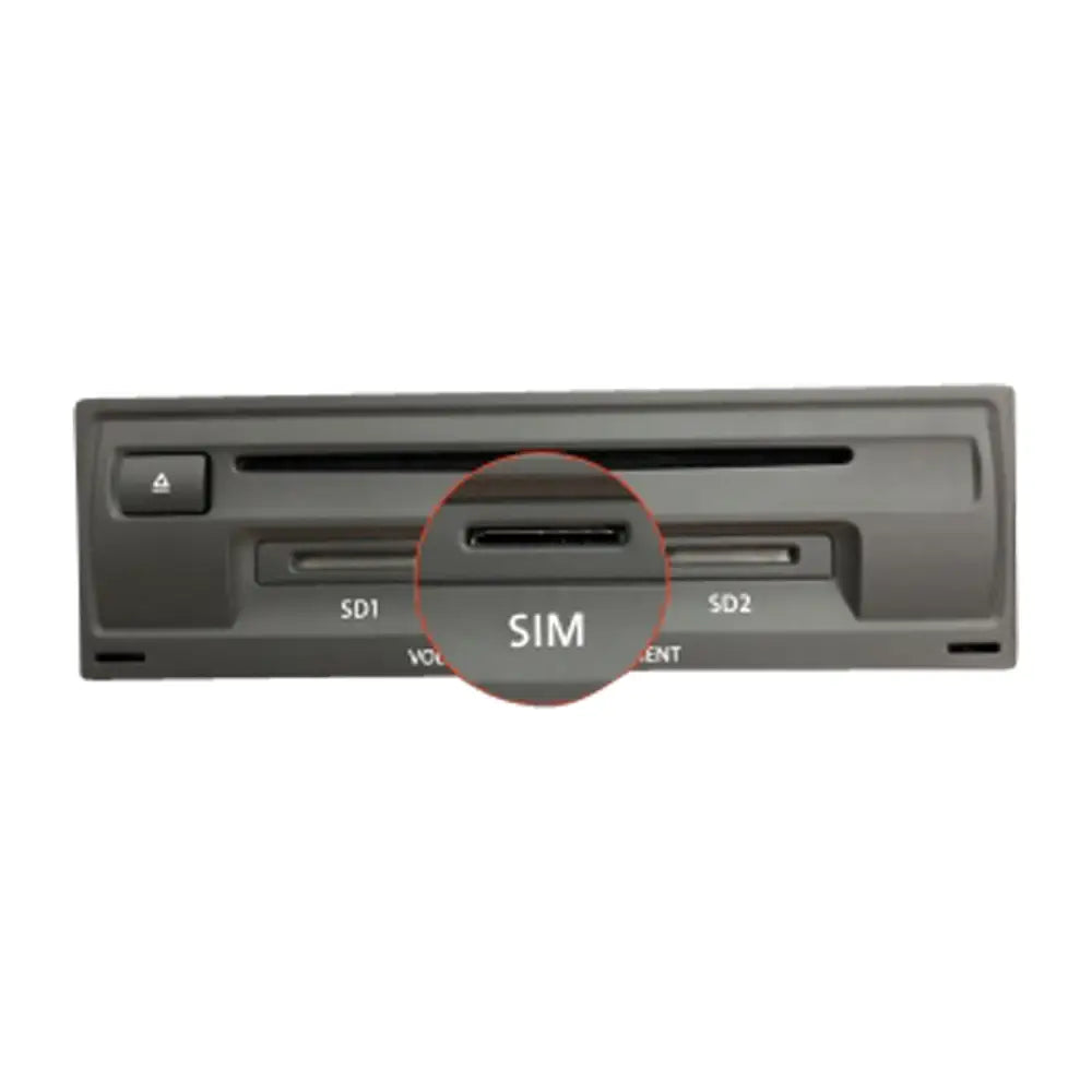 Car audio system mit SD-Karte und SIM-Kartenleser für Tiguan Navi