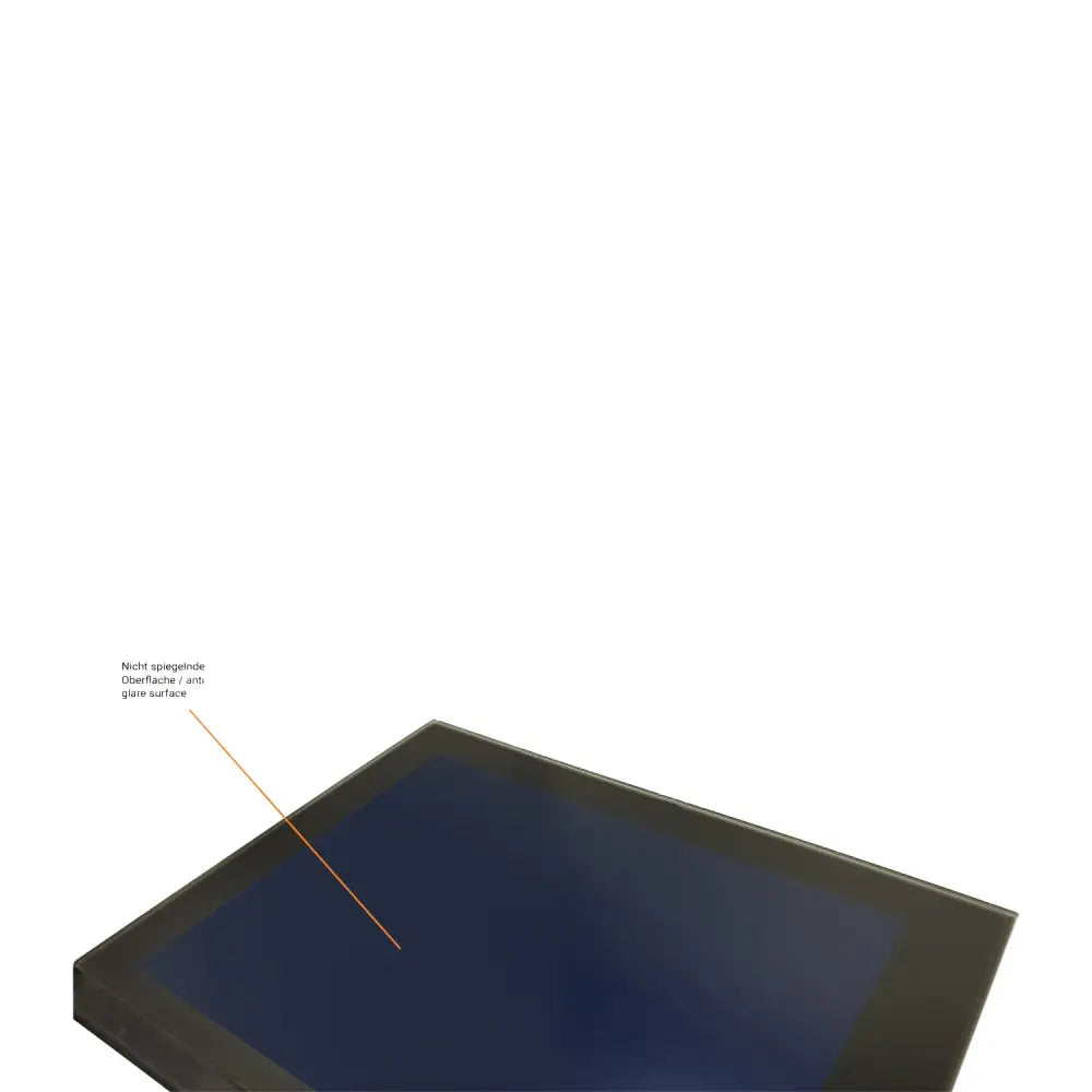 Dunkelrahmen Glasplatte für LCD FIS Premium Display VW Passat 3BG Tacho Kombiinstrument