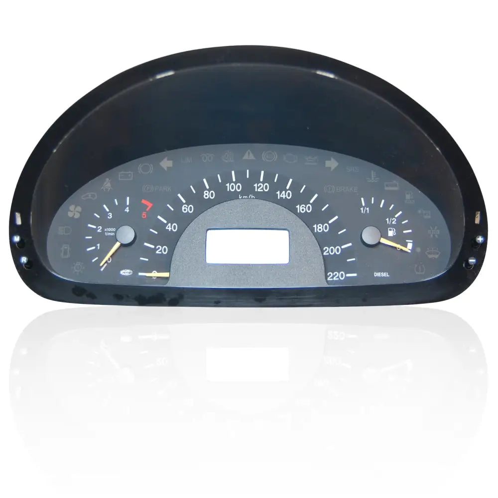 Mercedes Vito W639 Tacho mit repariertem LCD-Display im Kombiinstrument