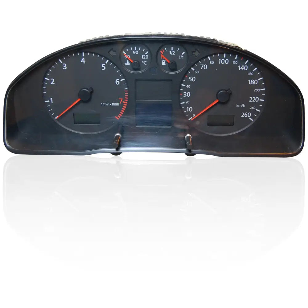 Schwarzes Auto Armaturenbrett Instrumentencluster mit Pixelfehler MFA Display