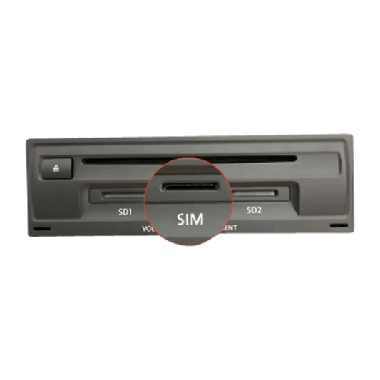 Car audio system mit SD-Karte und SIM-Kartenleser für Tiguan Navi