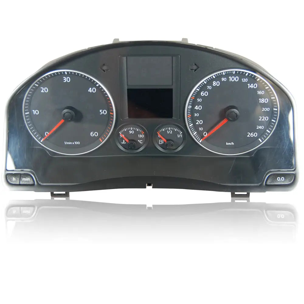LCD FIS Premium Display VW Caddy mit Tachometer, Drehzahlanzeige und Temperaturanzeigen