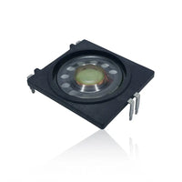 Square black speaker with metal terminals for Lichtwarnsummer Audi S4 Tacho Kombiinstrument