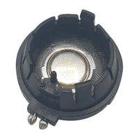 Schwarzes, rundes Lautsprecherbauteil für Lichtwarnsummer VW Bus T4 Tacho Kombiinstrument