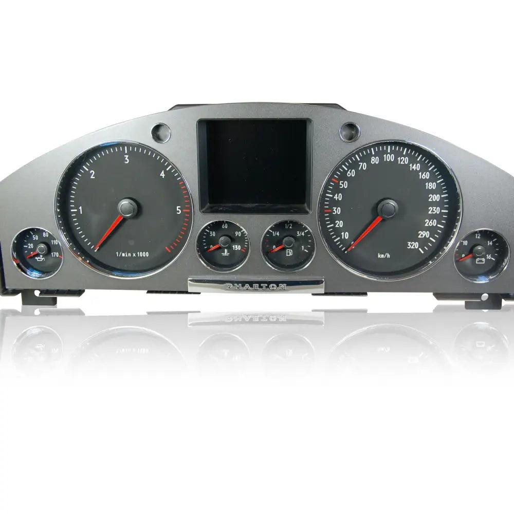 Car dashboard instrument cluster bei VW Phaeton Tacho Reparatur LCD Display Kombiinstrument